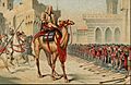 Grands conquerants - Omar le 2eme calife prenant en personne possession de Jerusalem l'an 638 de l'ere chretienne.derv.