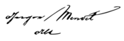 Gregor Mendel Signature.svg