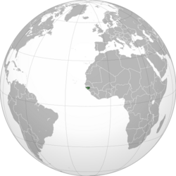 Guinea-Bissau (orthographic projection, centered).svg