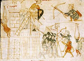 Archivo:Jindřich VI. obléhá Neapol (1191)
