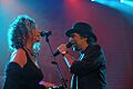 Joaquin Sabina y Olga Roman in concert