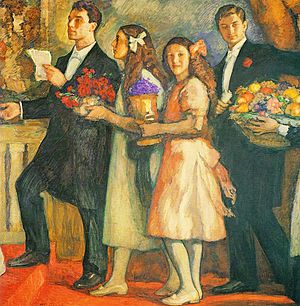 Archivo:Leonid Pasternak's children (1914)