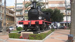Archivo:Locomotora de vapor en Águilas