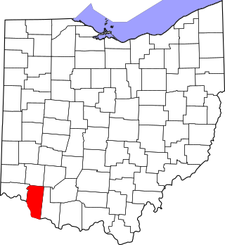 Map of Ohio highlighting Clermont County.svg
