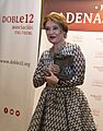 María Bayo con el Premio Cadenas de Navarra 2018