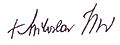 Miloslav Vlk signature