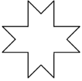 Octagonal star-b