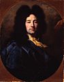 Rigaud autoportrait au manteau bleu