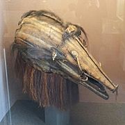 Ritual pig mask