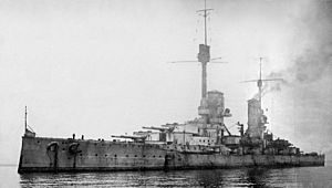 Archivo:SMS Kronprinz Wilhelm in Scapa Flow