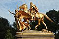 Sherman GAP statue golden sun jeh