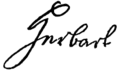 Signatur Johann Friedrich Herbart