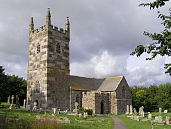 St Wynwallow's Church, Landewednack - geograph.org.uk - 229761.jpg