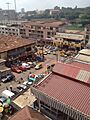 Street next to Central Market Yaoundé 2014
