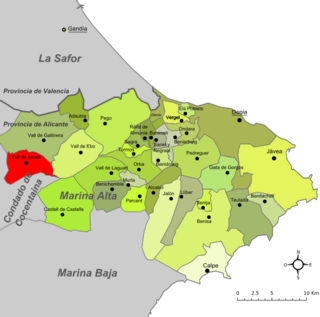 Vall de Alcalá-Mapa de la Marina Alta.svg
