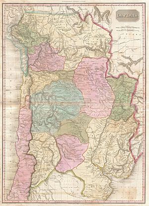 Archivo:1818 Pinkerton Map of of La Plata (Southern South America, Argentina, Chile, Bolivia) - Geographicus - LaPlata-pinkerton-1818