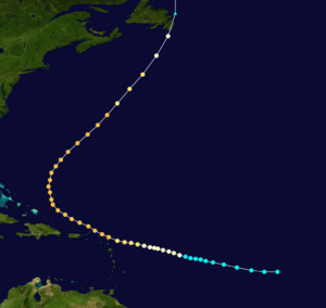 Archivo:1899 Atlantic hurricane 5 track