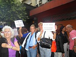 Archivo:2015 enero Buenos Aires marcha reclamando Justicia para Nisman (7)