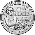 2022 Nina Otero-Warren Womens Quarter