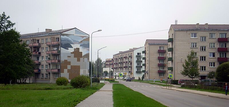 Aizkraukle, Lāčplēša iela