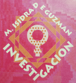 Archivo:Alcalá de Henares (RPS 28-05-2019) logotipo del Premio de Investigación María Isidra de Guzmán