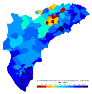 Alicante crecimiento-1998-2008