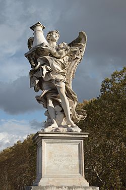Archivo:Angel on bridge of angels in Rome
