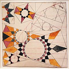 Architectural Drawing for brick vaulting, Iran, 1800-70