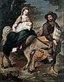 Bartolomé Esteban Murillo - The Flight into Egypt - Google Art Project