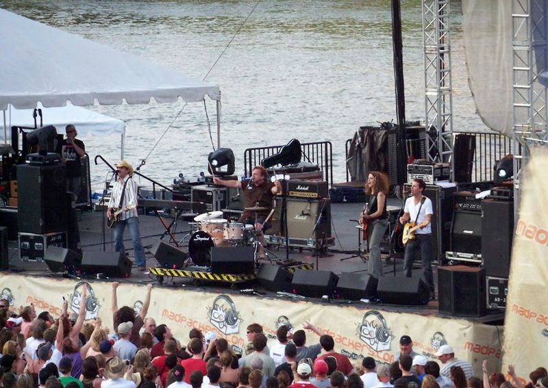 Cowboy Mouth performing