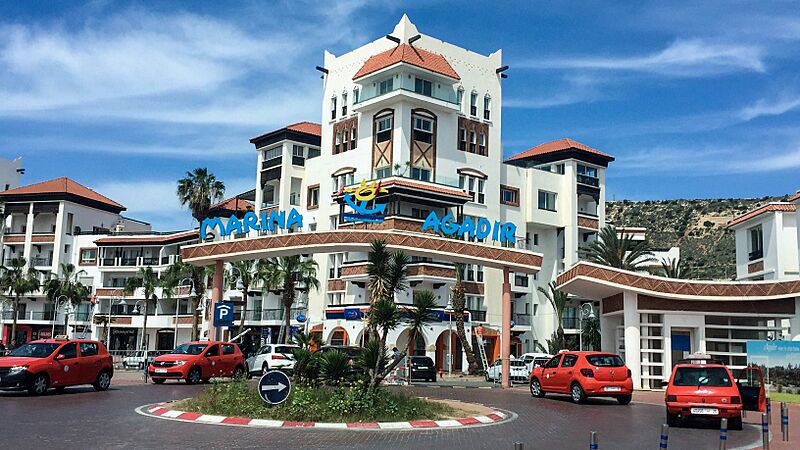 Entrance Marina Agadir