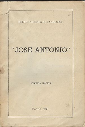 Archivo:Felipe Ximénez de Sandoval - José Antonio (1949)