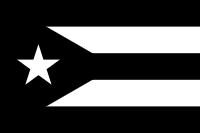 Archivo:Flag of Puerto Rico (black and white)