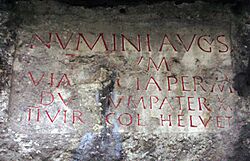 Archivo:Inscription romaine - Col de Pierre Pertuis (CH)