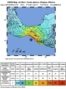 Intensidad del terremoto en Chiapas, México, 2017.png