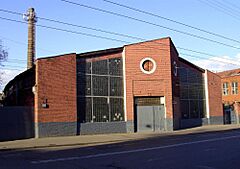 Archivo:Konstantin Melnikov, horseshoe garage, 27 Novoryazanskaya Street, Moscow