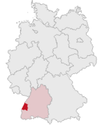 Archivo:Lage des Ortenaukreises in Deutschland