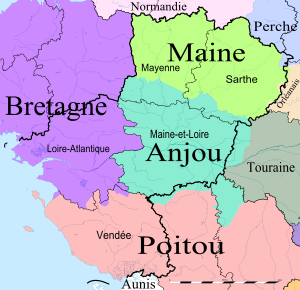 Archivo:Location map of the Pays de la Loire region, France