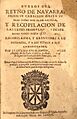 MG Zabala. Recopilación 1686