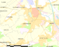 Map commune FR insee code 62525