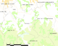 Map commune FR insee code 64011