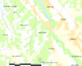 Map commune FR insee code 64413