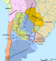Mapa ARGENTINA 1840 expedicion de lavalle
