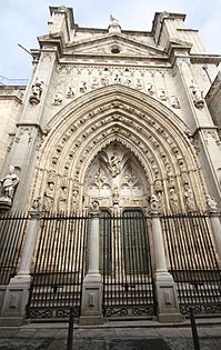Archivo:Puerta de los Leónes - Cathedral of Toledo