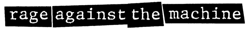Rage Against the Machine (Logo)