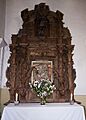 Retablo de la Piedad de la iglesia de Albares de la Ribera