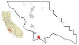 San Luis Obispo County California Incorporated and Unincorporated areas Nipomo Highlighted.svg