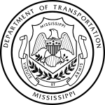Archivo:Seal of the Mississippi Department of Transportation