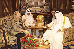 Archivo:Secretary Clinton Meets With King Abdullah