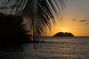 Archivo:Sunset in Les Trois-Îlets, Martinique 2019-11-03
